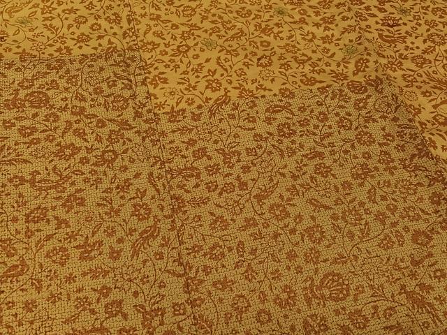 平和屋着物▽訪問着 単衣 80亀甲 花鳥文 やまと誂製 正絹 逸品 AABG4242jh
