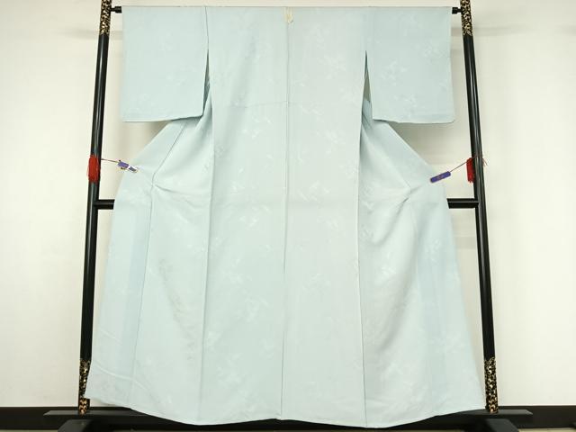 平和屋着物▽上質な色無地 単衣 秘色色 正絹 逸品 AABG4256jh