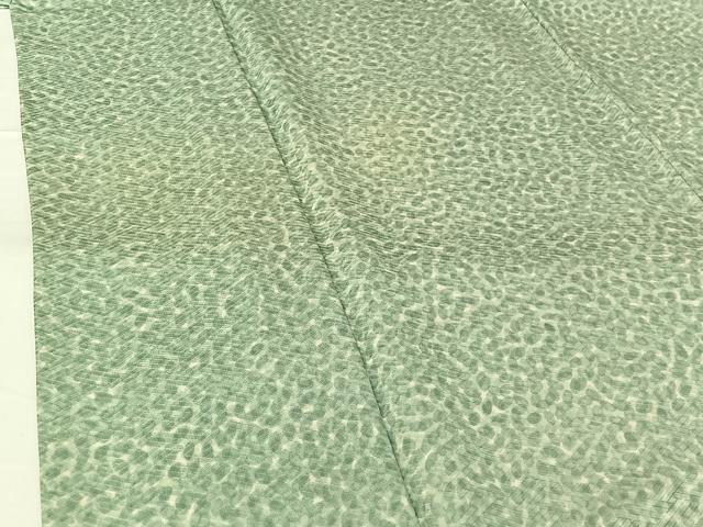平和屋着物▽上質な小紋 単衣 霞文 正絹 逸品 AABG4260jh