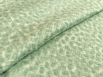 平和屋着物▽上質な小紋 単衣 霞文 正絹 逸品 AABG4260jh