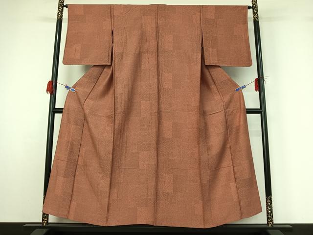 平和屋着物▽江戸小紋 単衣 作家物 寄せ小紋柄 正絹 逸品 AABG4261jh