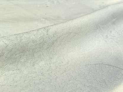 平和屋着物▽上質な小紋 単衣 草花文 暈し染め 正絹 逸品 AABG4278jh