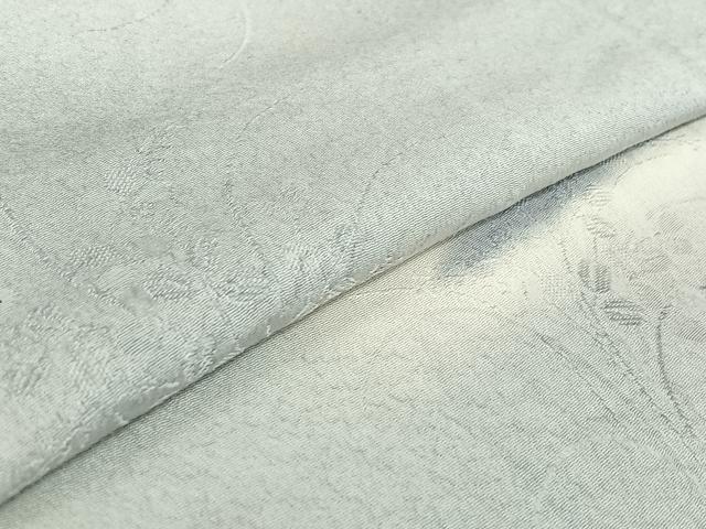 平和屋着物▽上質な小紋 単衣 草花文 暈し染め 正絹 逸品 AABG4278jh