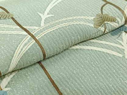 平和屋着物▽訪問着 単衣 松文 金彩 正絹 逸品 AABG4280jh