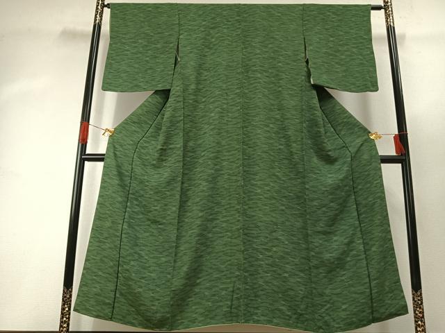 平和屋着物■上質な小紋　草花文　正絹　逸品　AABG4284fy