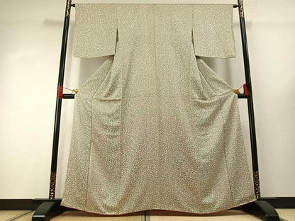 平和屋着物■上質な小紋 花づくし 正絹 逸品 AABG4285fy