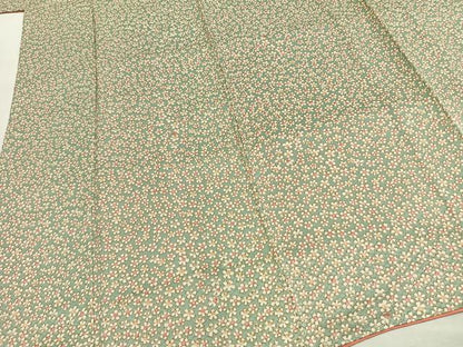 平和屋着物■上質な小紋 花づくし 正絹 逸品 AABG4285fy