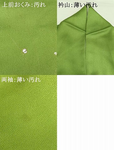 平和屋着物■訪問着 駒刺繍 草花文 正絹 逸品 AABG4292fy