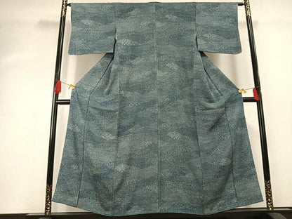 平和屋着物■江戸小紋 切り嵌め文 正絹 逸品 AABG4296fy