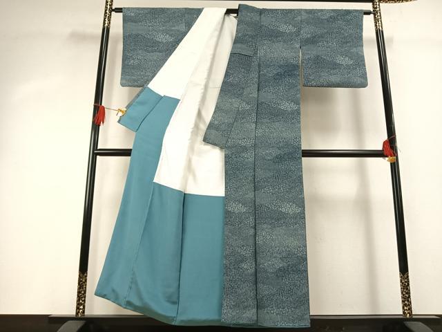 平和屋着物■江戸小紋 切り嵌め文 正絹 逸品 AABG4296fy