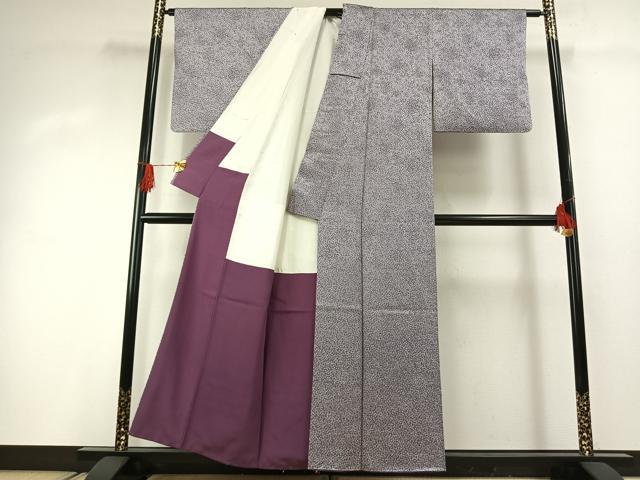 平和屋着物■上質な小紋 花づくし 正絹 逸品 AABG4297fy