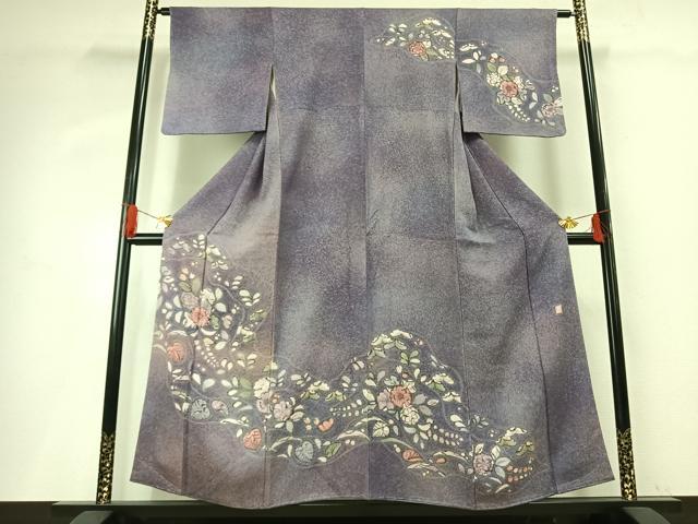 平和屋着物●訪問着　作家物　辻が花　暈し染め　正絹　逸品　未使用　AABG4305fy