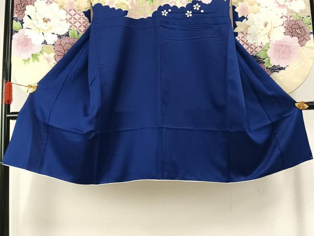 平和屋着物●美月　小振袖　二尺袖　草花文　暈し染め　金彩　洗える着物　AABG4322fy