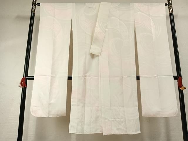 平和屋着物●振袖用長襦袢　無双仕立て　孔雀羽地紋　暈し染め　洗える着物　AABG4341fy