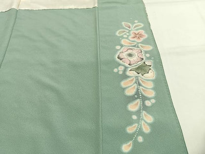 平和屋着物●越後十日町の一流染匠　桐屋・翠山工房　色留袖　絞り　辻が花　暈し染め　正絹　逸品　AABG4344fy