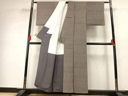 平和屋着物●小紋師　北原寿永　江戸小紋　吉祥文　さが美扱い　正絹　逸品　未使用　AABG4345fy