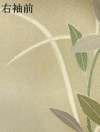 平和屋着物●創業460年・千總　訪問着　駒刺繍　枝花文　暈し染め　金彩　正絹　逸品　AABG4391fy