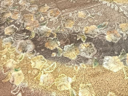 平和屋着物●訪問着　作家物　絞り　辻が花　暈し染め　金銀彩　正絹　逸品　未使用　AABG4399fy