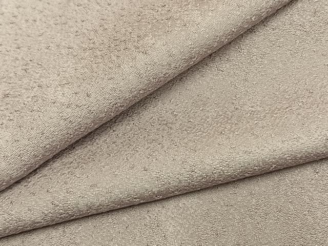 平和屋着物●上質な色無地　霞地紋　鴇鼠色　正絹　逸品　未使用　AABG4409fy