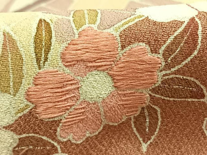 平和屋着物●創業460年・千總　訪問着　刺繍　風景花文　暈し染め　正絹　逸品　AABG4410fy