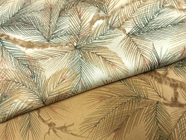 平和屋着物●村山笙嵐　訪問着　手描き　松　暈し染め　金彩　正絹　逸品　AABG4413fy