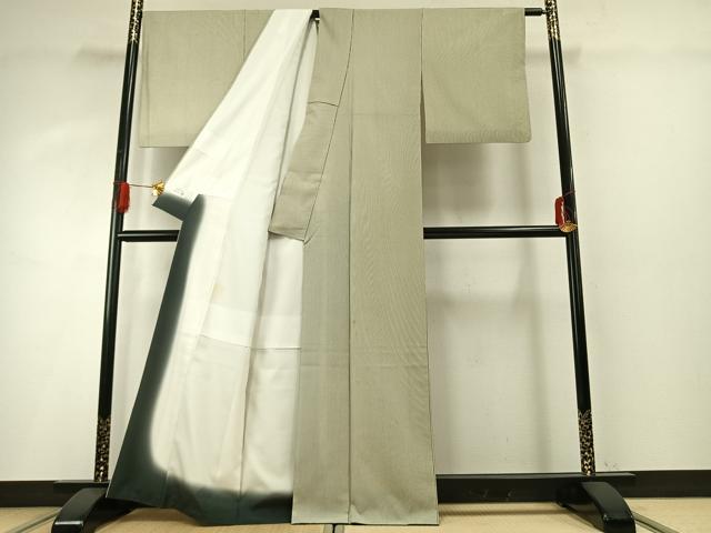 平和屋着物●洗える最高級着物　＜英＞はなぶさ謹製　小紋　縞　洗える着物　AABG4416fy