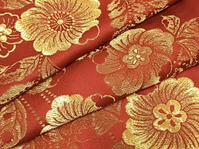 平和屋着物●豪華振袖　辻が花　寿光織　金糸　正絹　逸品　AABG4420fy