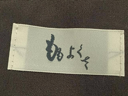 平和屋着物●紬　間道　洗える着物　AABG4421fy