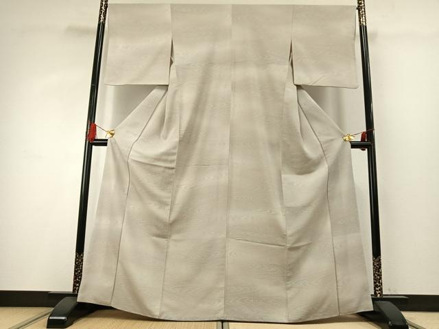 平和屋着物●小紋　流水文　さんび謹製　洗える着物　AABG4427fy