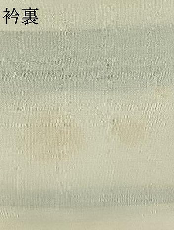 平和屋着物●訪問着　駒刺繍　絞り　草花文　金彩　正絹　逸品　AABG4447fy