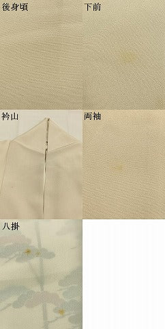 平和屋着物●訪問着　友禅　作家物　枝松文　正絹　逸品　AABG4449fy