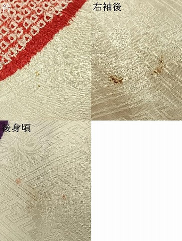 平和屋着物●豪華振袖　駒刺繍　絞り　鴛鴦　流水文　金糸　金彩　正絹　逸品　AABG4454fy