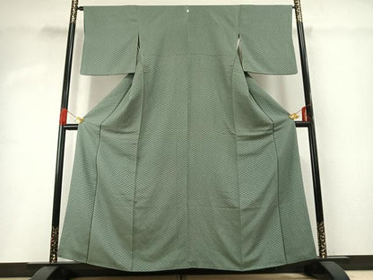平和屋着物●上質な小紋　作家物　蜀江文　正絹　逸品　AABG4484fy