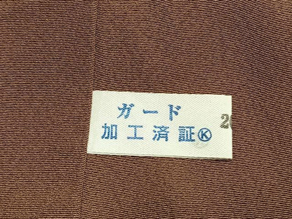 平和屋着物●訪問着　友禅　駒刺繍　草花文　金彩　正絹　逸品　AABG4486fy