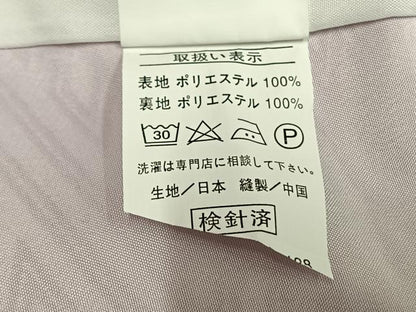 平和屋着物●小振袖　二尺袖　亀甲花丸文　金彩　洗える着物　未使用　AABG4495fy