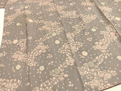 平和屋着物●上質な小紋　絞り　辻が花　正絹　逸品　AABG4497fy