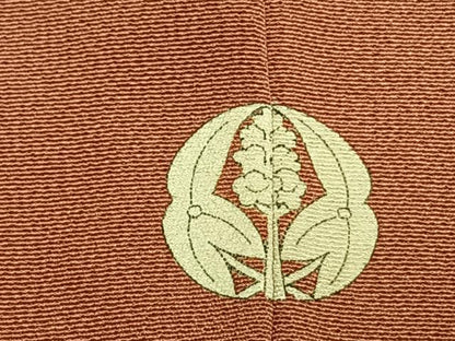 平和屋着物●無地絵羽訪問着　中国三大刺繍　相良刺繍　総刺繍　枝梅文　宍色　正絹　逸品　未使用　AABG4526fy