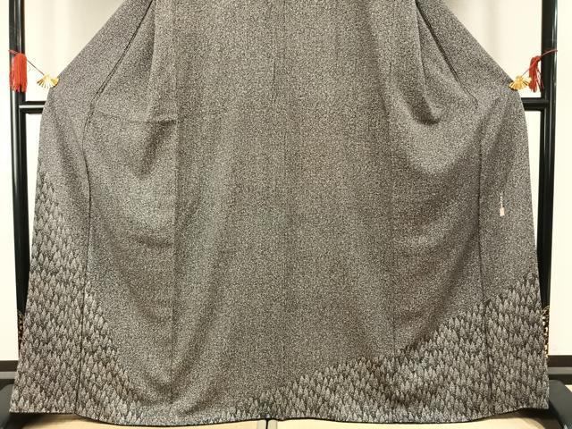 平和屋着物●二代目 川村久太郎　訪問着　樹林文　正絹　逸品　AABG4529fy