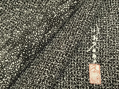 平和屋着物●二代目 川村久太郎　訪問着　樹林文　正絹　逸品　AABG4529fy