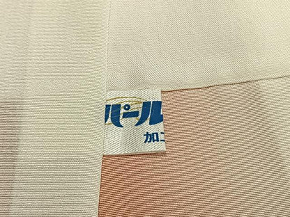 平和屋着物●訪問着　友禅　草花文　金彩　正絹　逸品　未使用　AABG4538fy