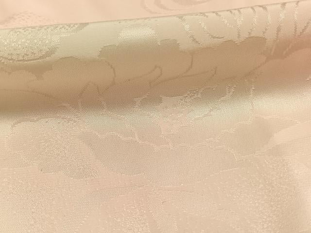 平和屋着物●振袖用長襦袢　無双仕立て　草花地紋　暈し染め　正絹　逸品　AABG4544fy