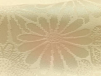 平和屋着物●振袖用長襦袢　無双仕立て　舞花地紋　暈し染め　半衿刺繍　正絹　逸品　AABG4555fy
