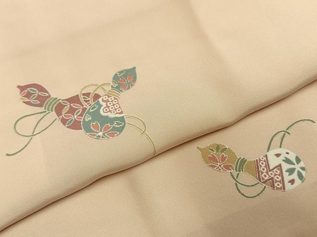 平和屋着物●長襦袢　袷　瓢箪　正絹　逸品　AABG4556fy