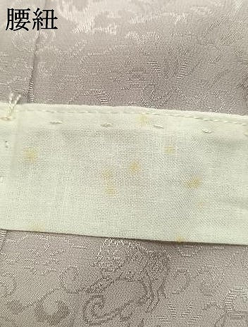 平和屋着物●長襦袢　無双仕立て　四神地紋　鴇鼠色　正絹　逸品　AABG4564fy