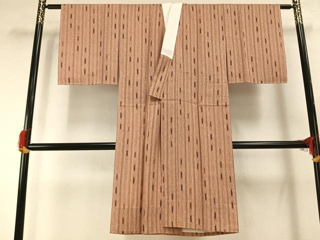 平和屋着物●長襦袢　無双仕立て　矢羽間道　正絹　逸品　AABG4575fy
