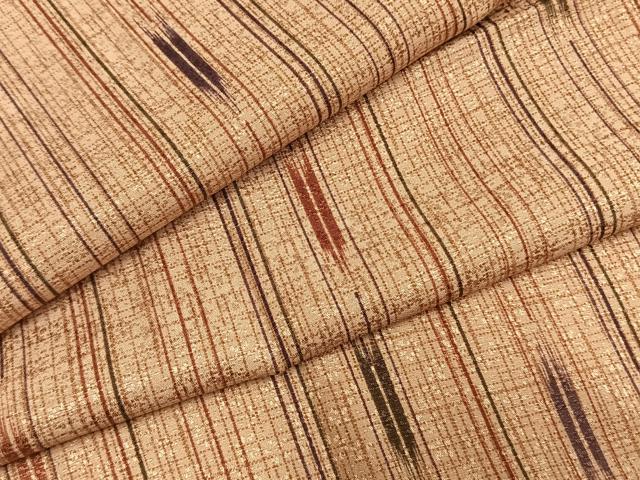 平和屋着物●長襦袢　無双仕立て　矢羽間道　正絹　逸品　AABG4575fy