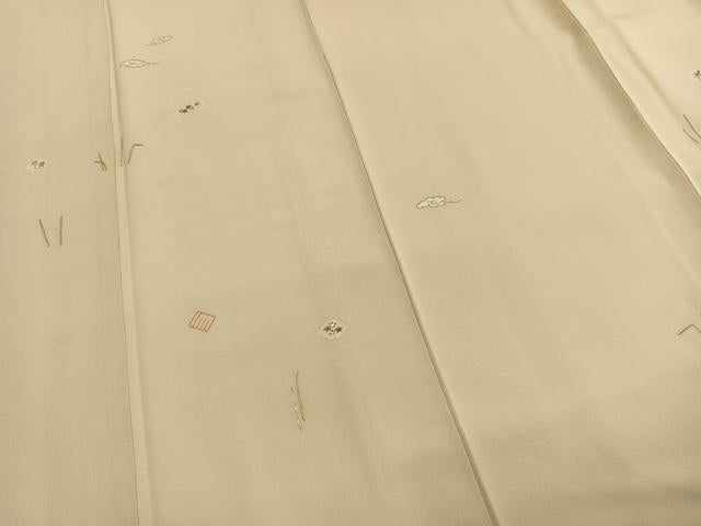 平和屋着物●訪問着　源氏香　草花文　鈴乃屋扱い　正絹　逸品　AABG4590fy