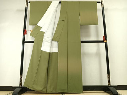 平和屋着物●訪問着　霞文　正絹　逸品　AABG4596fy
