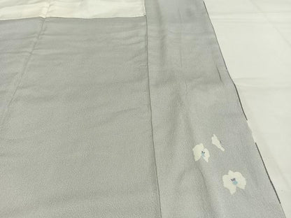平和屋着物●訪問着　雪輪花文　金彩　正絹　逸品　AABG4601fy