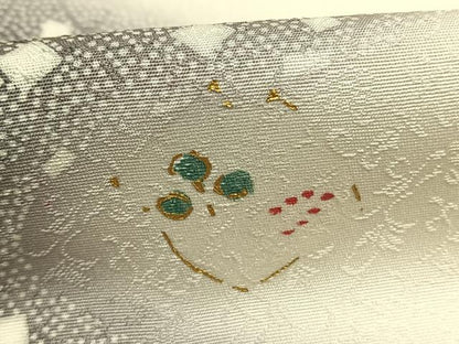平和屋着物●訪問着　箔散らし文様　暈し染め　金銀彩　三越扱い　正絹　逸品　AABG4614fy